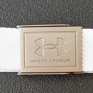 Under Armour Men's White Golf Belt One Size